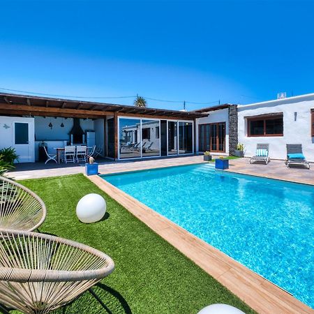 Villa Macher Piscina Y Bar Piscina Tias Luaran gambar